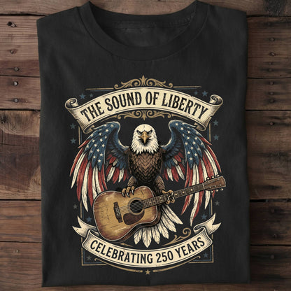 Sound of Liberty Eagle Guitar America 250 - The Music Frontiers