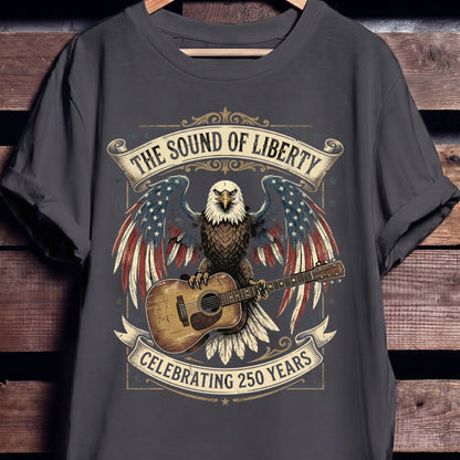 Sound of Liberty Eagle Guitar America 250 - The Music Frontiers