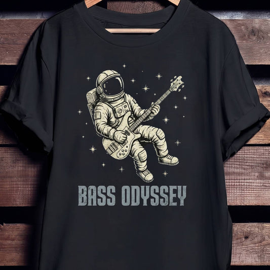 Space Odyssey Bass Player Tee - Unisex Standard T-Shirt