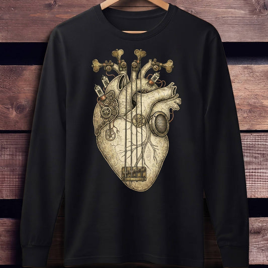 Steampunk Heart Bass Guitar