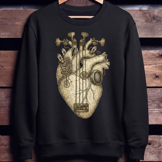 Steampunk Heart Bass Guitar