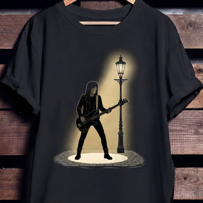 Streetlight Bass Player Graphic Tee - Unisex Standard T-Shirt
