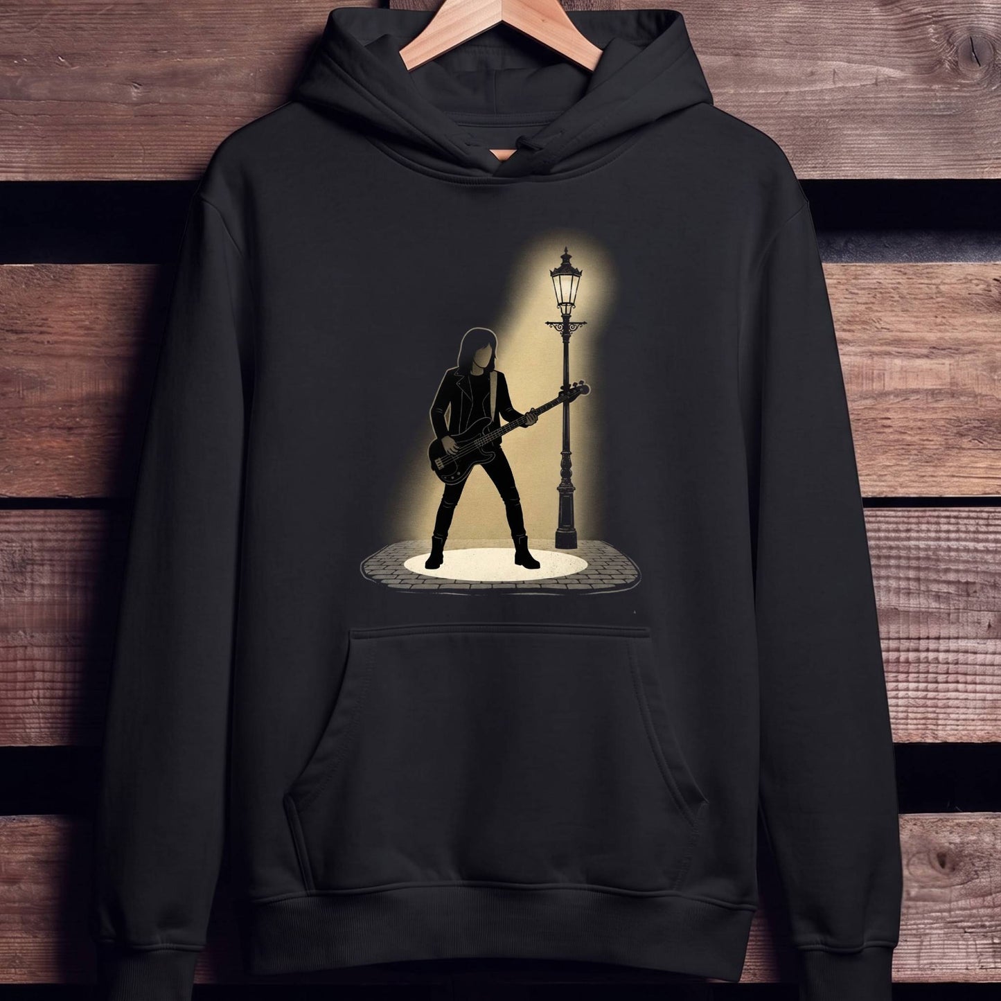 Streetlight Bass Player Graphic Tee - Unisex Standard Hoodie