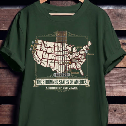 Strummed States of America Guitar America 250 - The Music Frontiers
