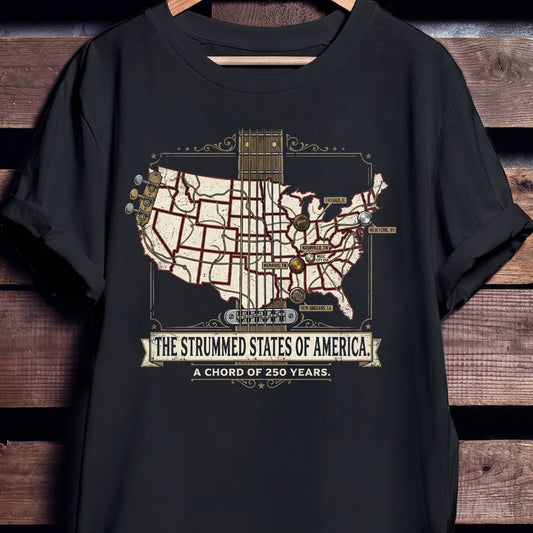 Strummed States of America Guitar America 250 - The Music Frontiers