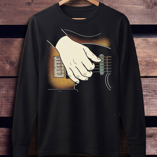 Sunburst Guitar Player Hand