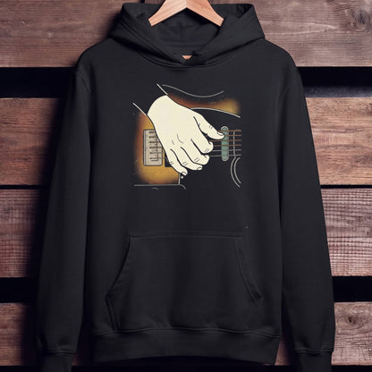 Sunburst Guitar Player Hand
