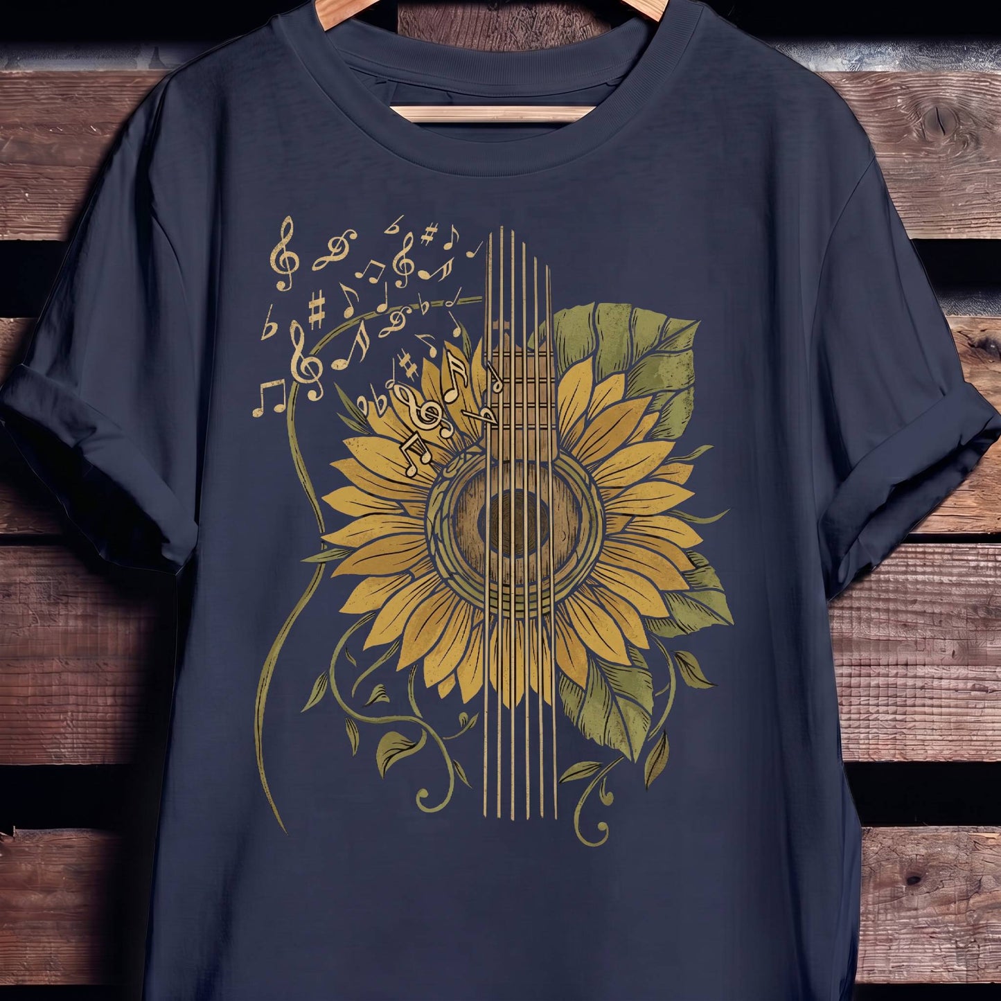 Sunflower Guitar Musical Art
