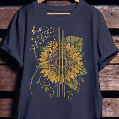 Sunflower Guitar Musical Art