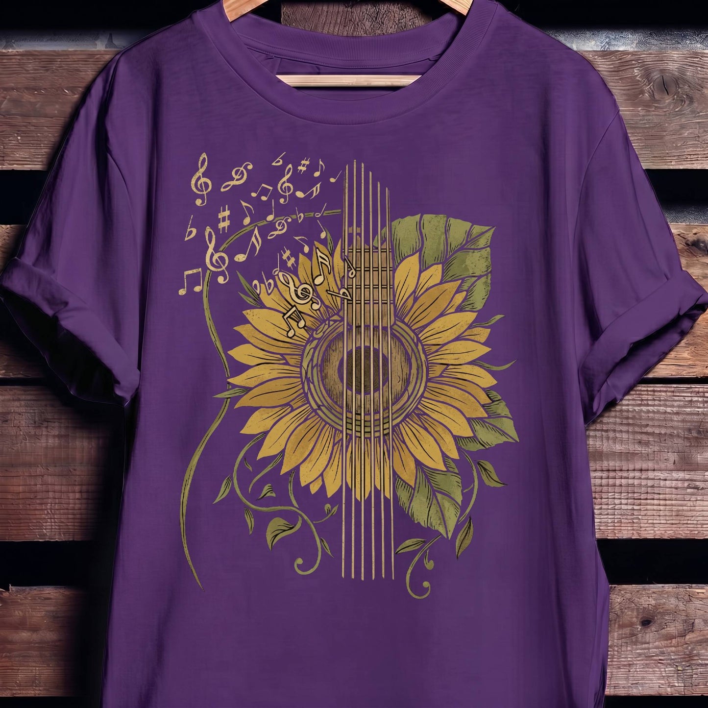 Sunflower Guitar Musical Art