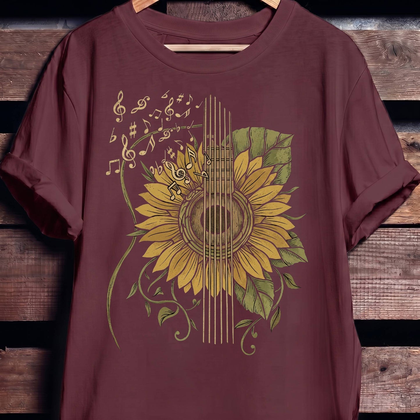 Sunflower Guitar Musical Art