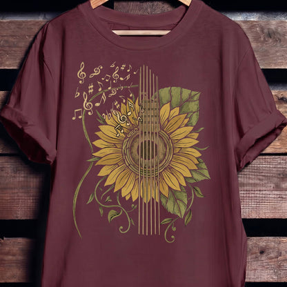 Sunflower Guitar Musical Art