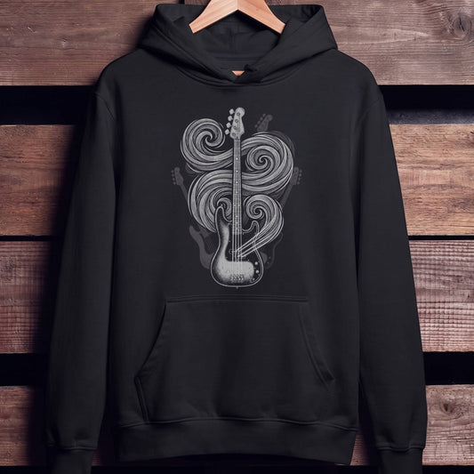 Swirl Bass Guitar Art