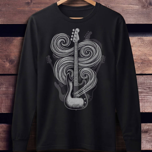 Swirl Bass Guitar Art