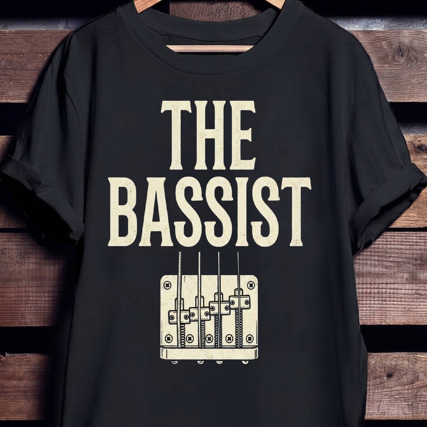 The Bassist Vintage Graphic Tee - Unisex Standard T-Shirt