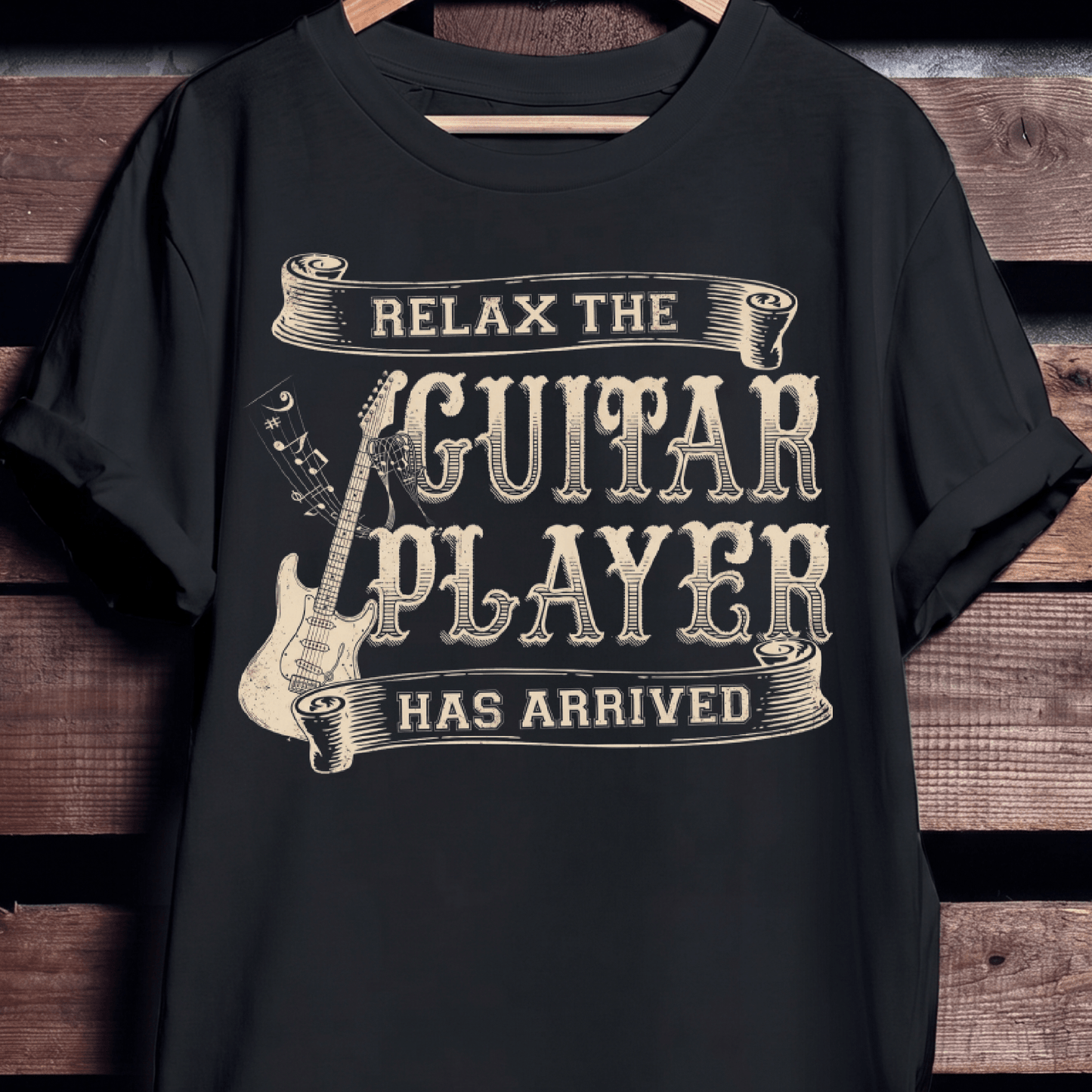 The Guitar Player Has Arrived Tee - The Music Frontiers