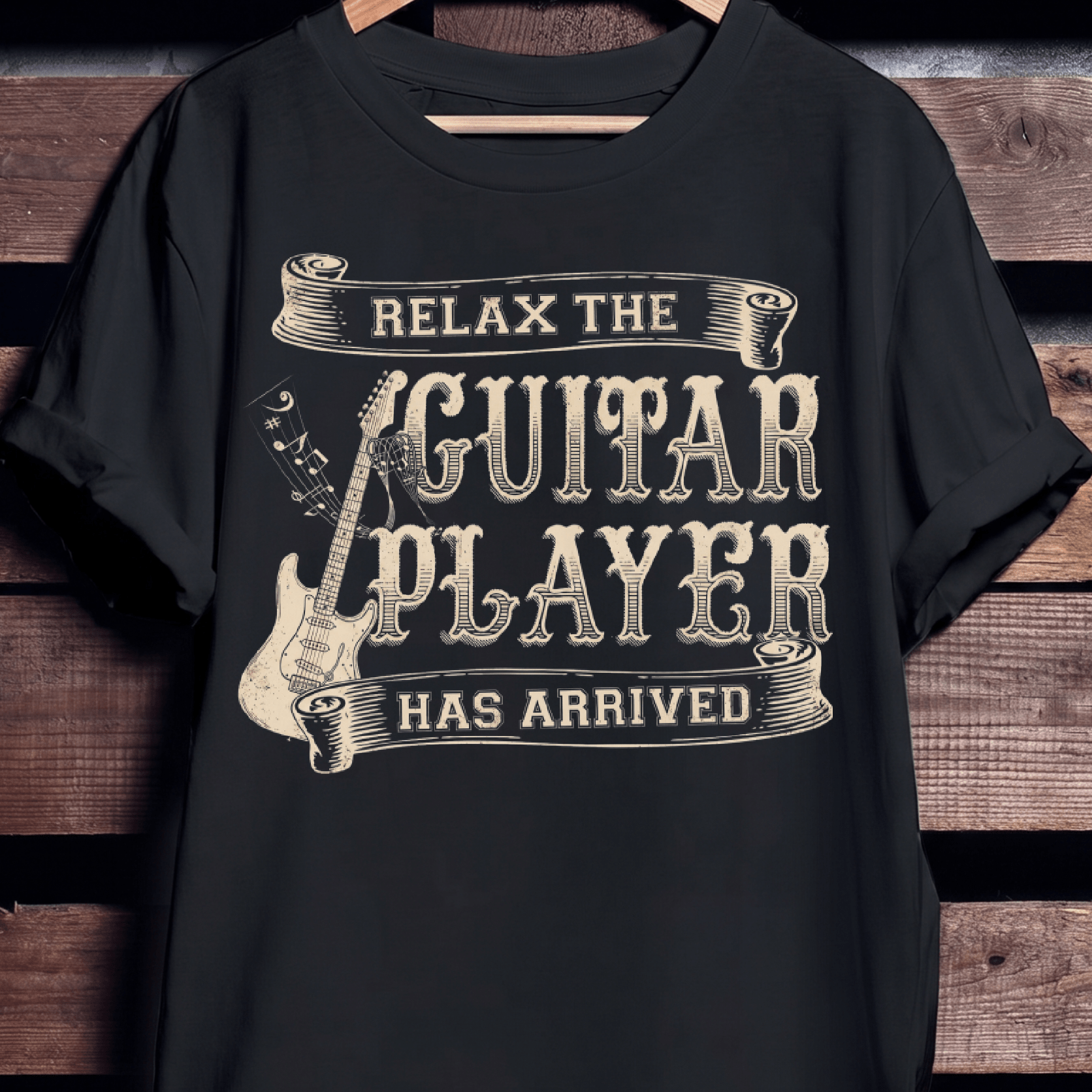 The Guitar Player Has Arrived Tee - The Music Frontiers