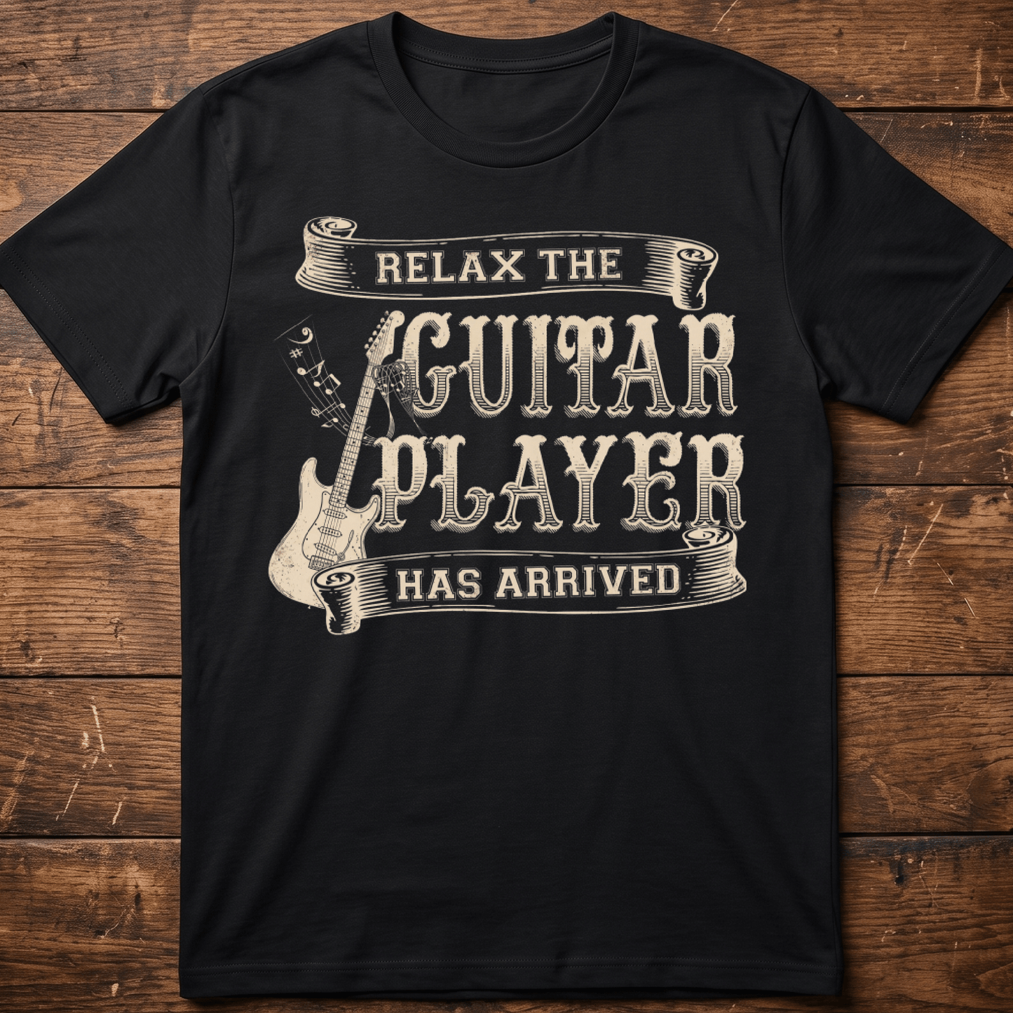 The Guitar Player Has Arrived Tee - The Music Frontiers