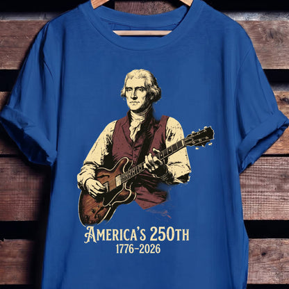 Thomas Jefferson Playing Guitar America 250 - The Music Frontiers