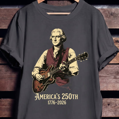 Thomas Jefferson Playing Guitar America 250 - The Music Frontiers