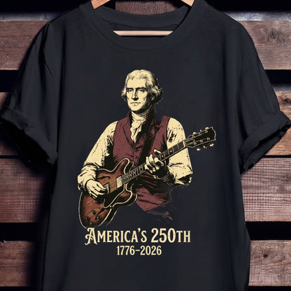 Thomas Jefferson Playing Guitar America 250 - The Music Frontiers