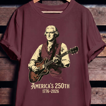 Thomas Jefferson Playing Guitar America 250 - The Music Frontiers