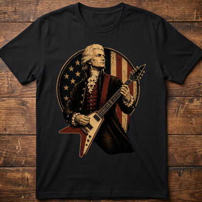Thomas Jefferson playing V - Shape Electric Guitar - The Music Frontiers