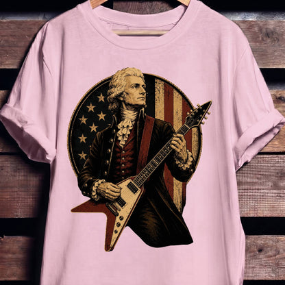 Thomas Jefferson playing V - Shape Electric Guitar - The Music Frontiers