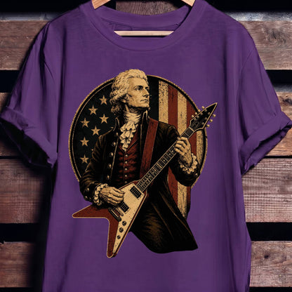 Thomas Jefferson playing V - Shape Electric Guitar - The Music Frontiers