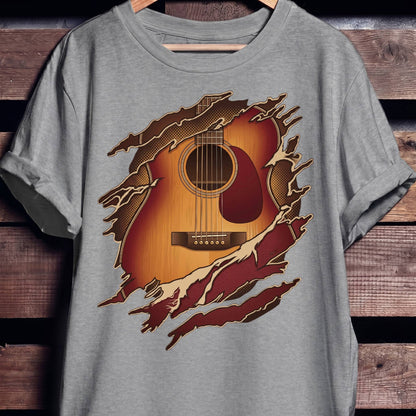 Torn Inside Acoustic Guitarist Tee