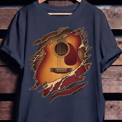 Torn Inside Acoustic Guitarist Tee