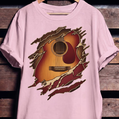Torn Inside Acoustic Guitarist Tee