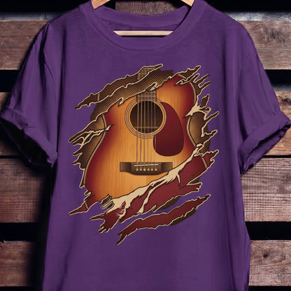 Torn Inside Acoustic Guitarist Tee