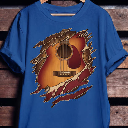 Torn Inside Acoustic Guitarist Tee
