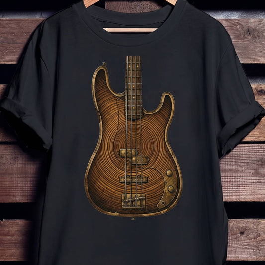 Tree Ring Bass Guitar Tee