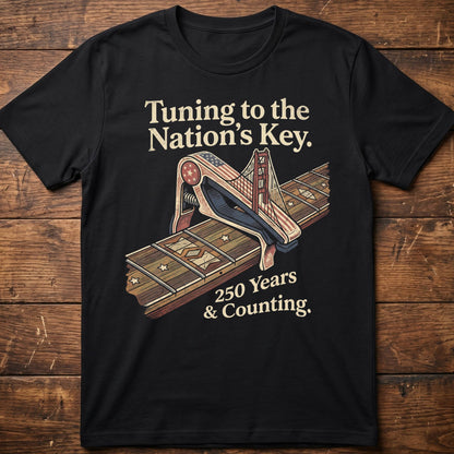 Tuning to the Nations Key Guitar Capo America 250th