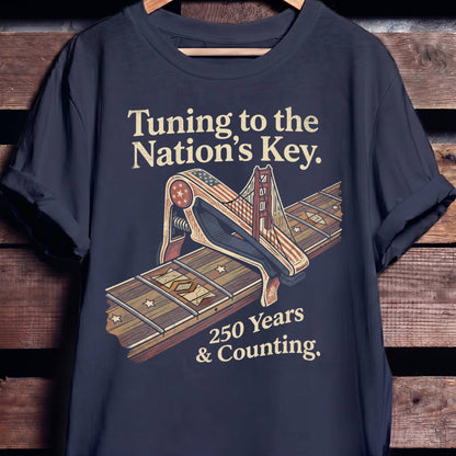 Tuning to the Nations Key Guitar Capo America 250th - The Music Frontiers