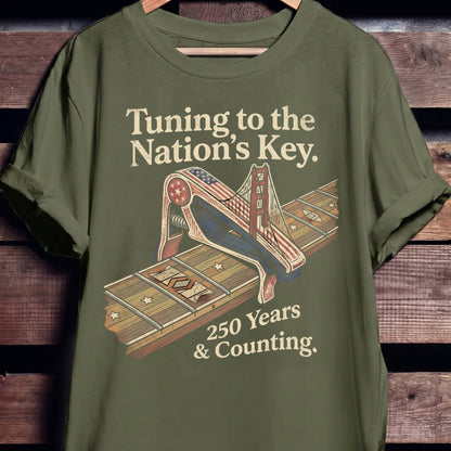 Tuning to the Nations Key Guitar Capo America 250th - The Music Frontiers