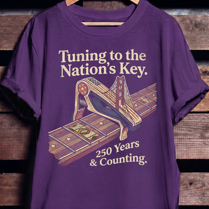 Tuning to the Nations Key Guitar Capo America 250th - The Music Frontiers