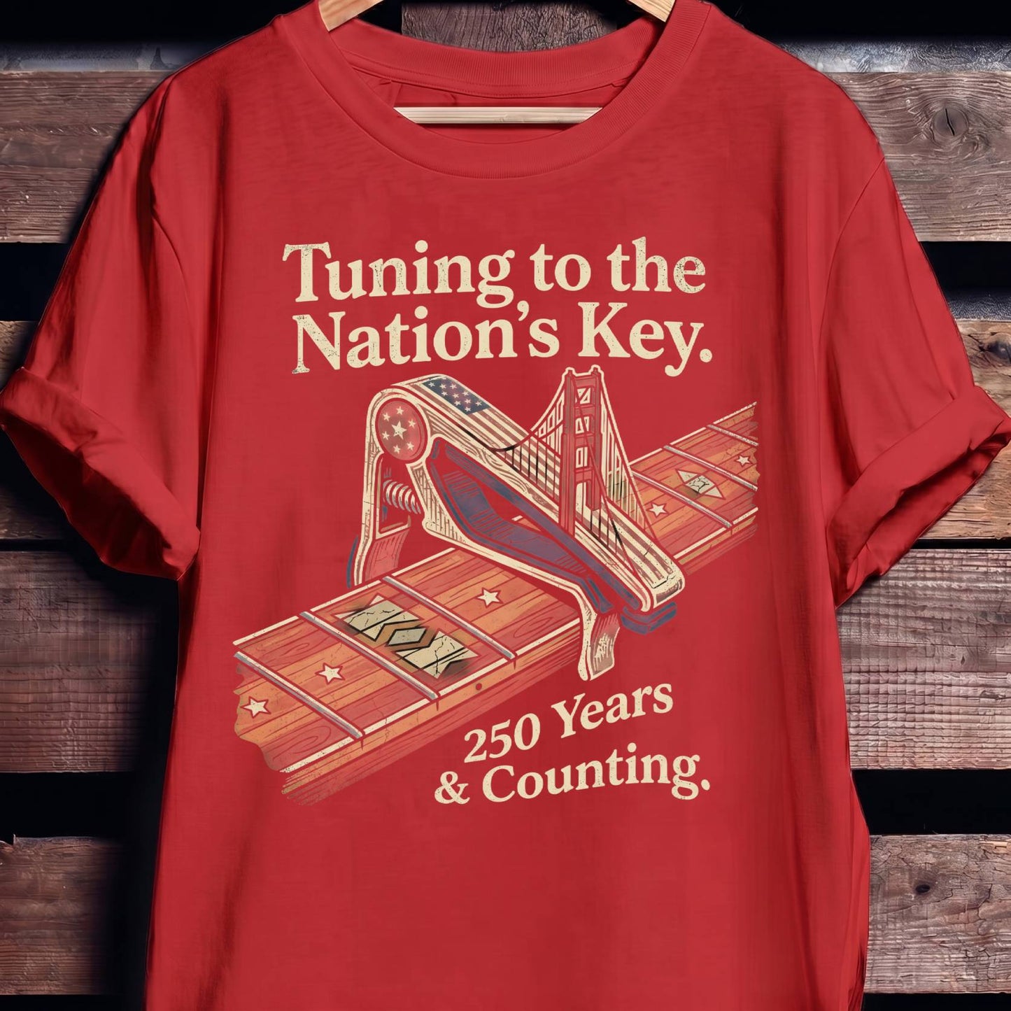 Tuning to the Nations Key Guitar Capo America 250th - The Music Frontiers