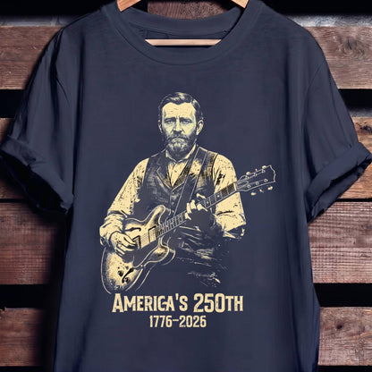 Ulysses S Grant Playing Guitar America 250 - The Music Frontiers