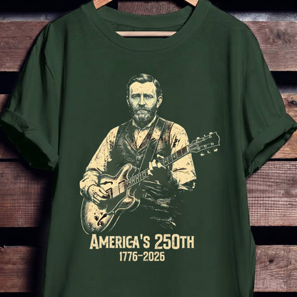 Ulysses S Grant Playing Guitar America 250 - The Music Frontiers