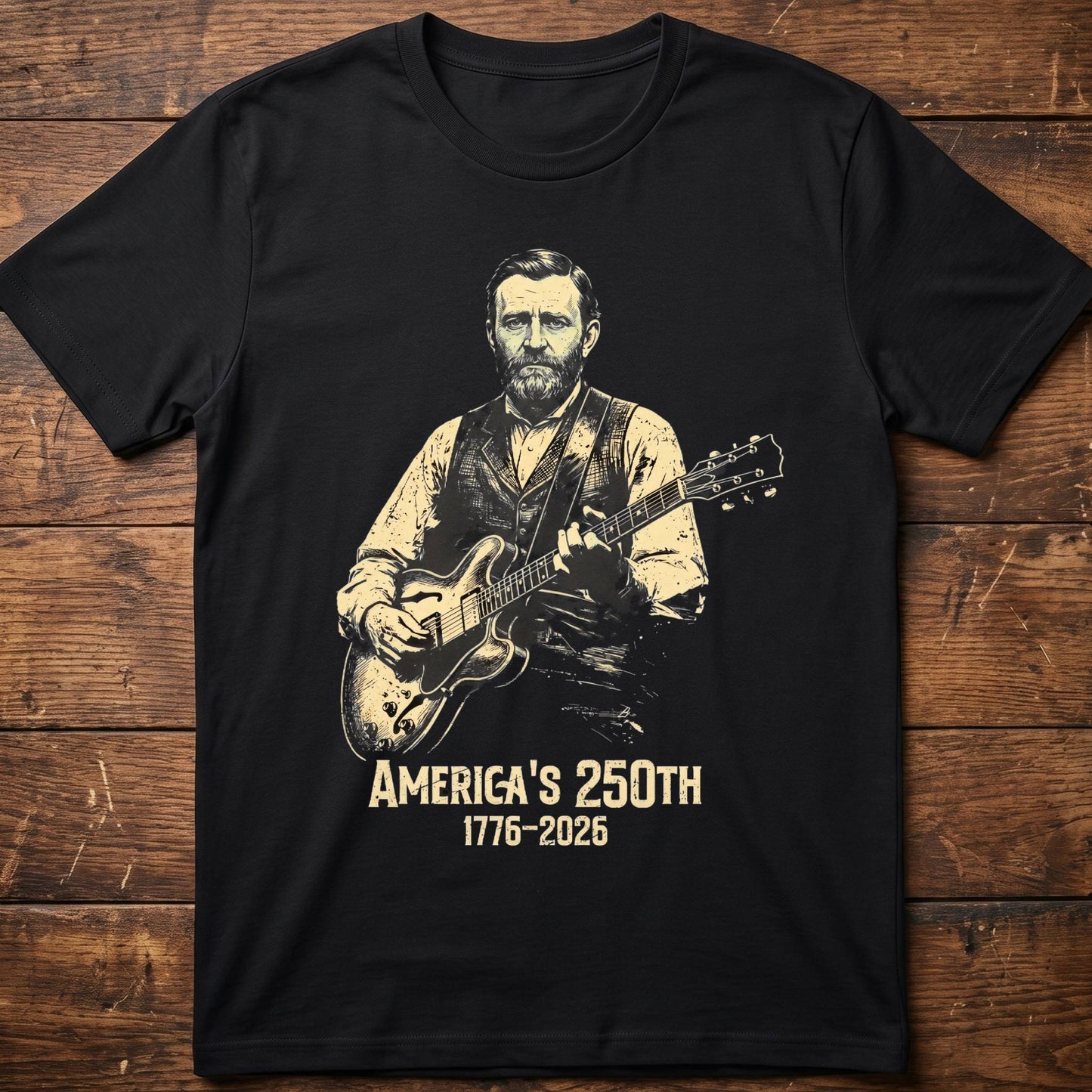 Ulysses S Grant Playing Guitar America 250 - The Music Frontiers