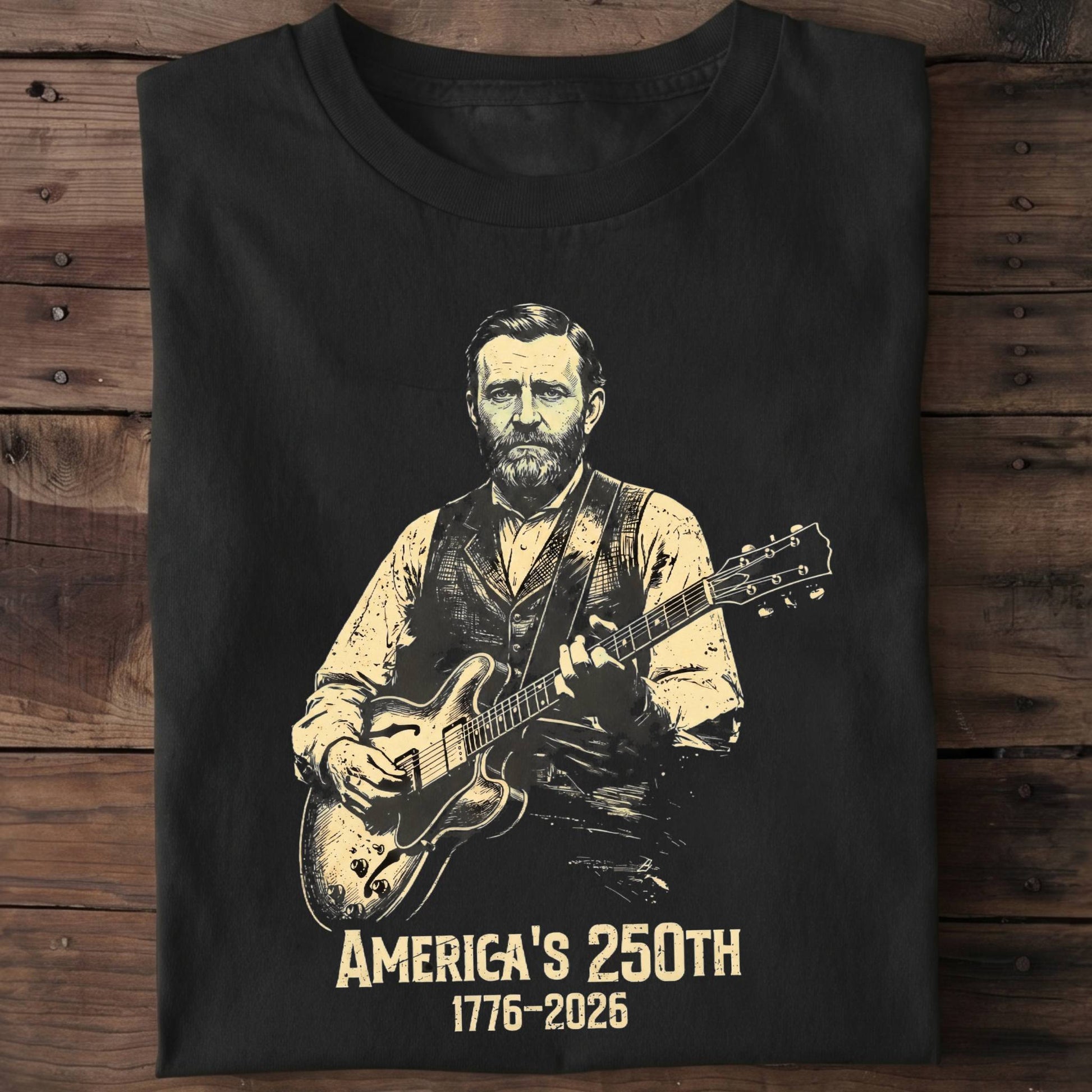 Ulysses S Grant Playing Guitar America 250 - The Music Frontiers