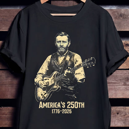 Ulysses S Grant Playing Guitar America 250 - The Music Frontiers