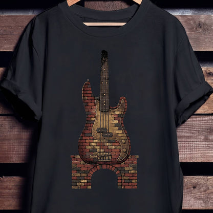 Urban Brick Wall Bass Guitar