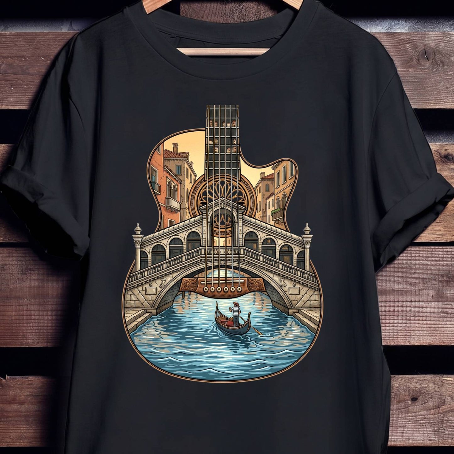 Venice Canal Acoustic Guitar