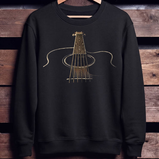 Vintage Artistic Acoustic Guitar Perspective