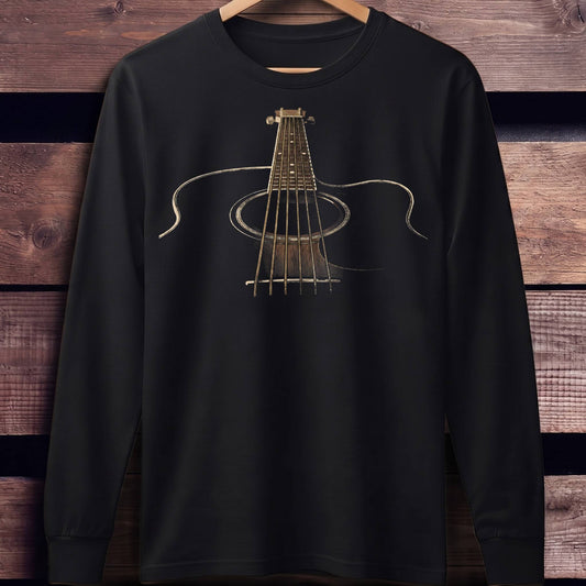Vintage Artistic Acoustic Guitar Perspective