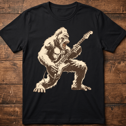 Vintage Gorilla Rocker Electric Guitar T-Shirt - The Music Frontiers